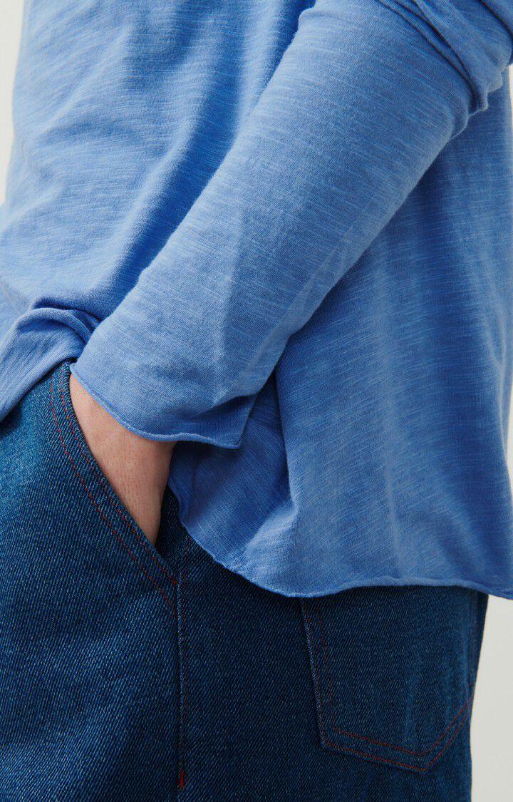 American Vintage T-shirt Femme Jacksonville - PACIFIQUE VINTAGE 48 Manches Longues Bleu - E24