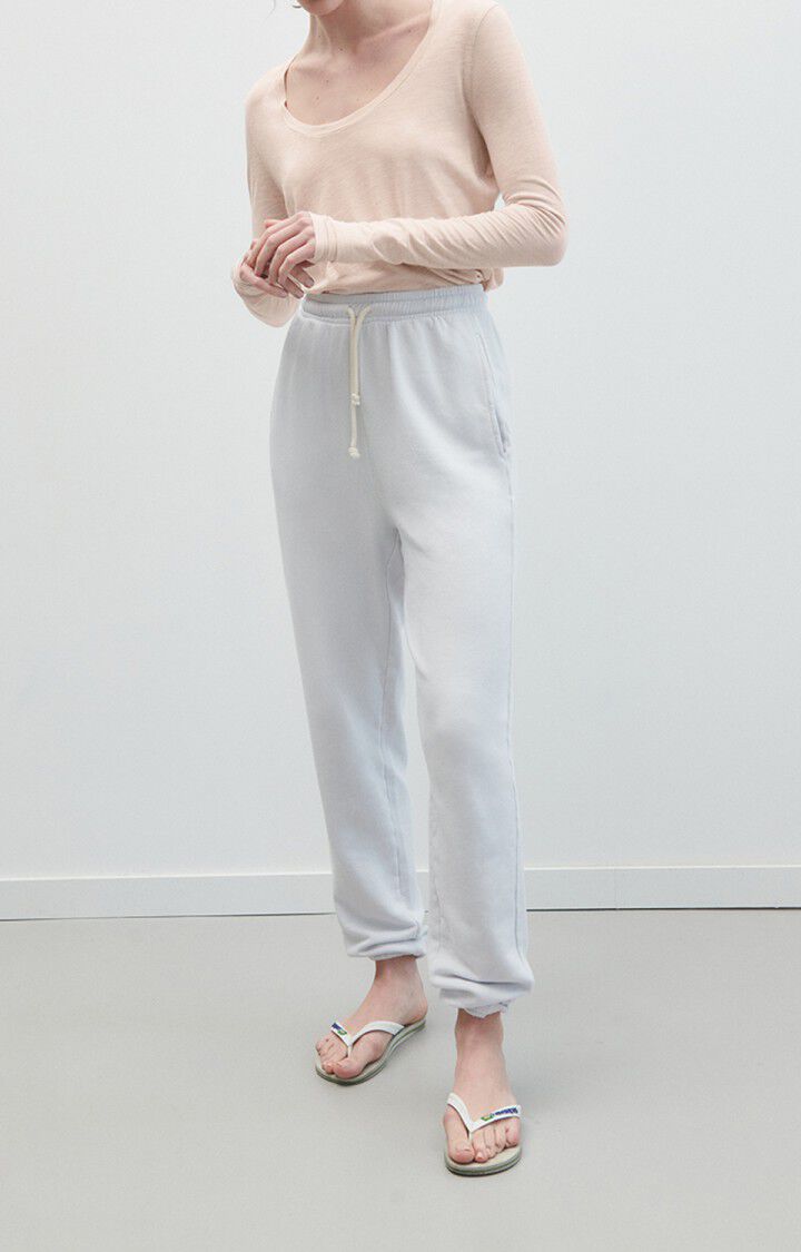 American Vintage T-shirt Femme Jacksonville - PERLE VINTAGE 65 Manches Longues Beige - E23