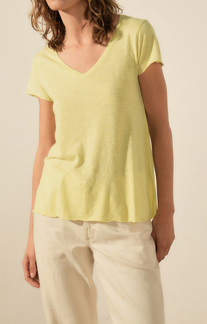 american vintage T-shirt femme Jacksonville - PISTACHIO VINTAGE 15 Manches courtes Vert - E23