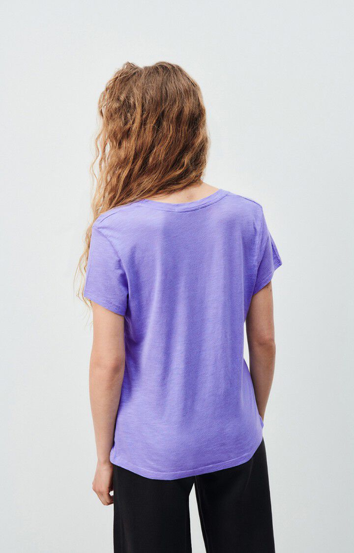 American Vintage T-shirt Femme Jacksonville - PROVENCE VINTAGE 15 Manches Courtes Violet - H24