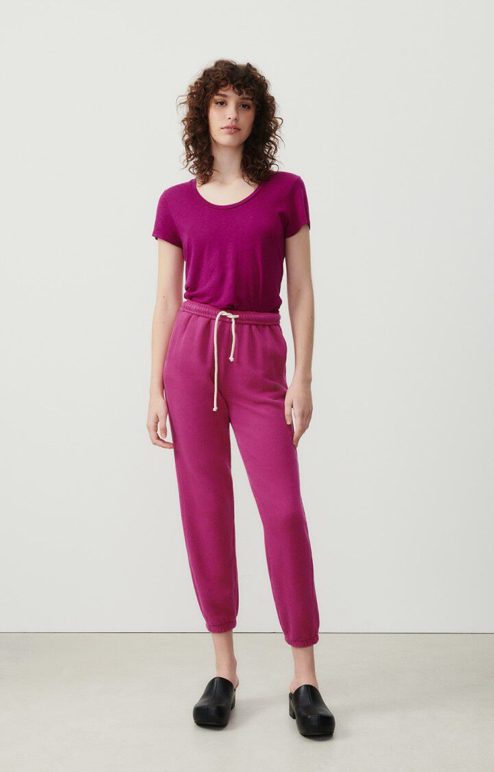 American Vintage T-shirt Femme Jacksonville - RAISIN VINTAGE 15 Manches Courtes Violet - E24