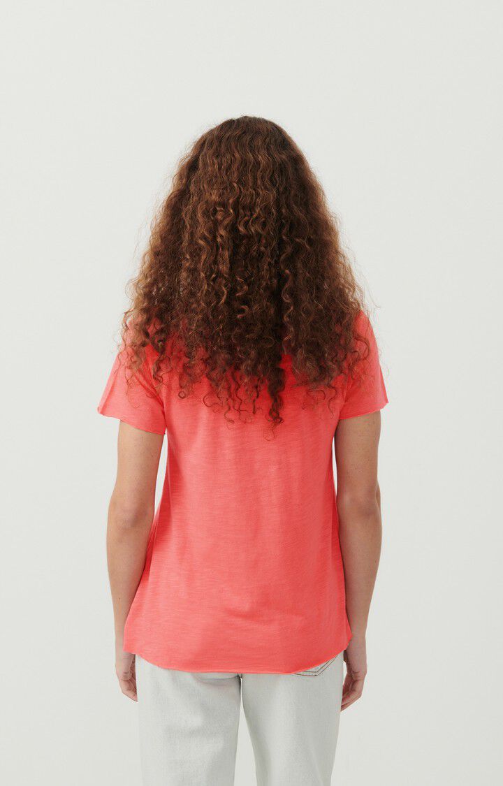 American Vintage T-shirt Femme Jacksonville - ROSE VINTAGE 15 Manches Courtes Rose - E24