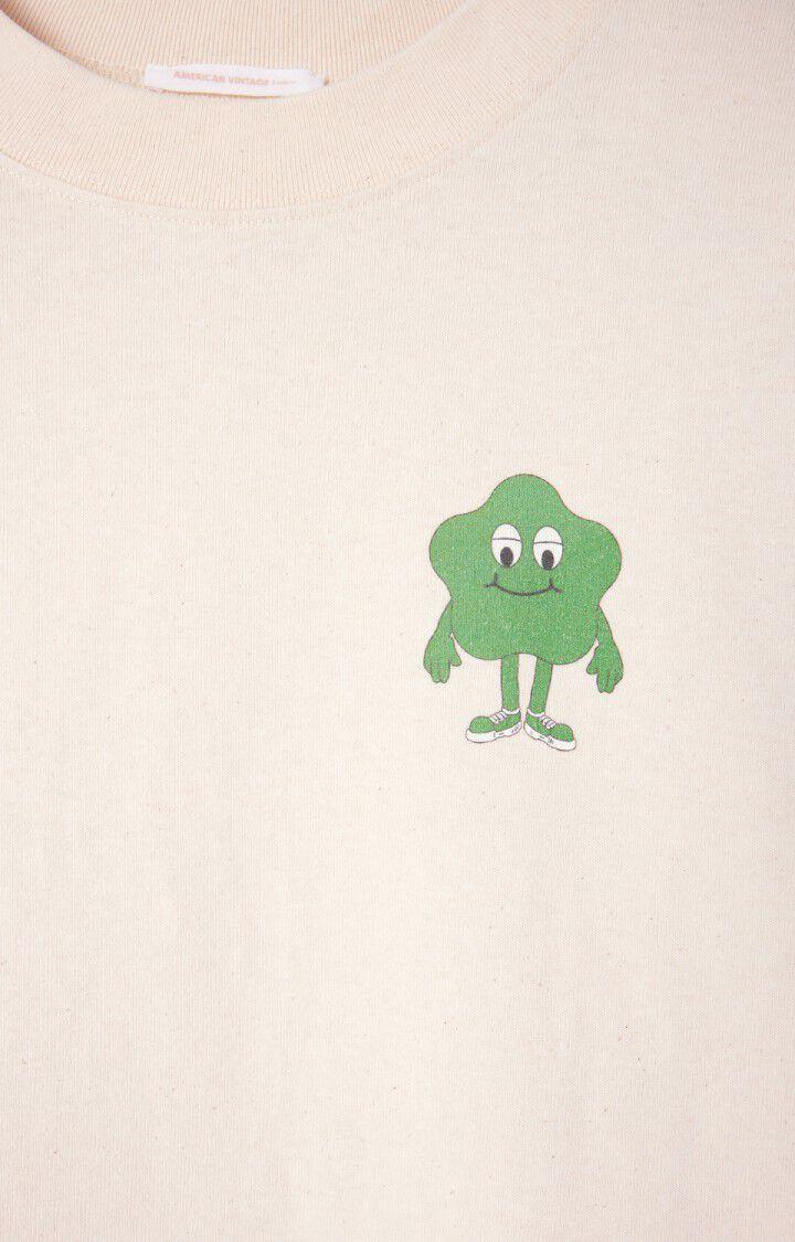 American Vintage T-shirt Femme Jubyk - ECRU 26 Manches Courtes Beige - E25