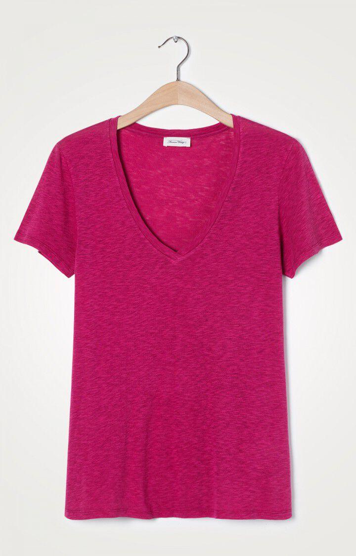 american vintage T-shirt femme Kobibay - BOUGAINVILLIER VINTAGE Rose - E20