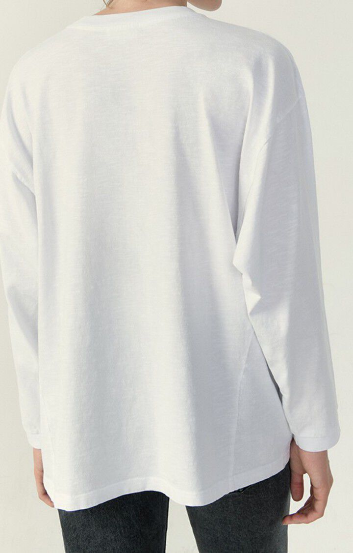 American Vintage T-shirt Femme Laweville - BLANC Blanc - H22