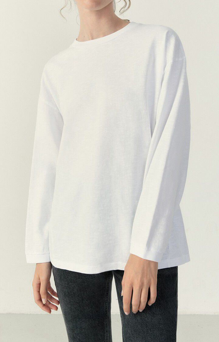american vintage T-shirt femme Laweville - BLANC Blanc - H22