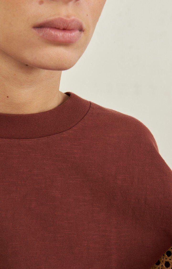 American Vintage T-shirt Femme Laweville - GRENAT VINTAGE Rouge - H22