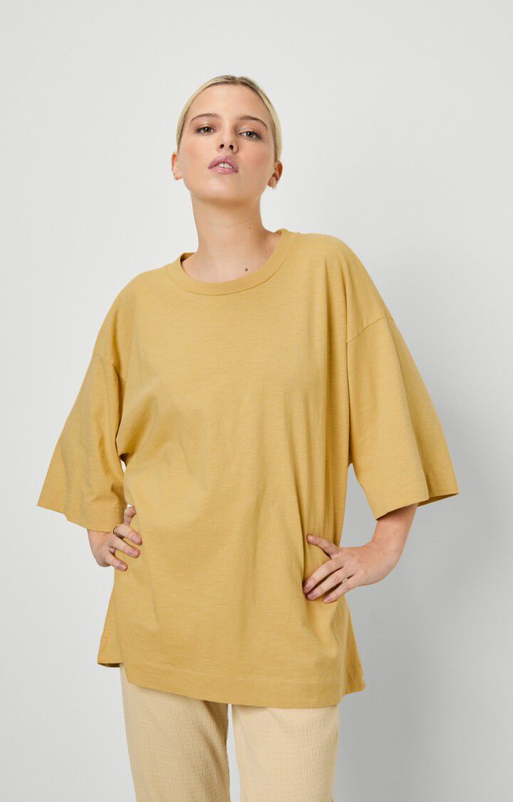 american vintage T-shirt femme Laweville - ORGE VINTAGE Jaune - H22