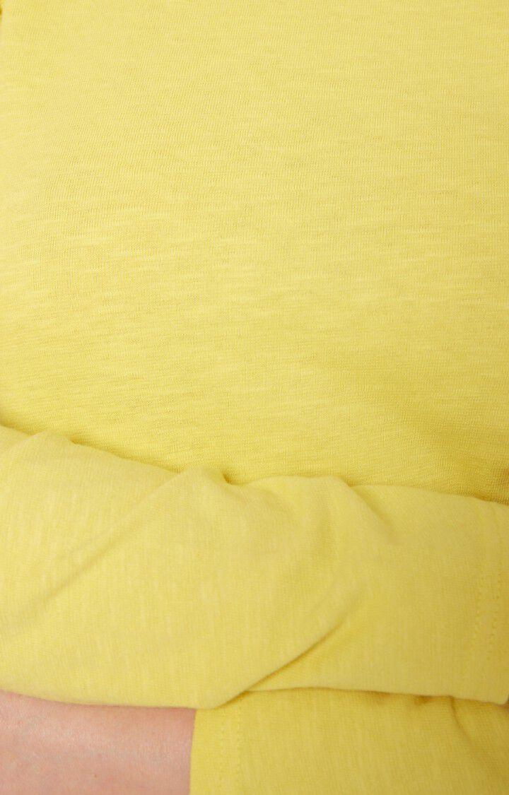 American Vintage T-shirt Femme Laweville - PISSENLIT VINTAGE 60 Manches Longues Jaune - E23