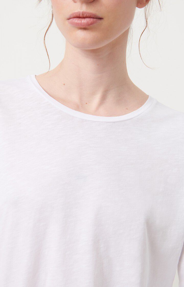 American Vintage T-shirt Femme Lirk - BLANC 44 Manches Longues Blanc - E24