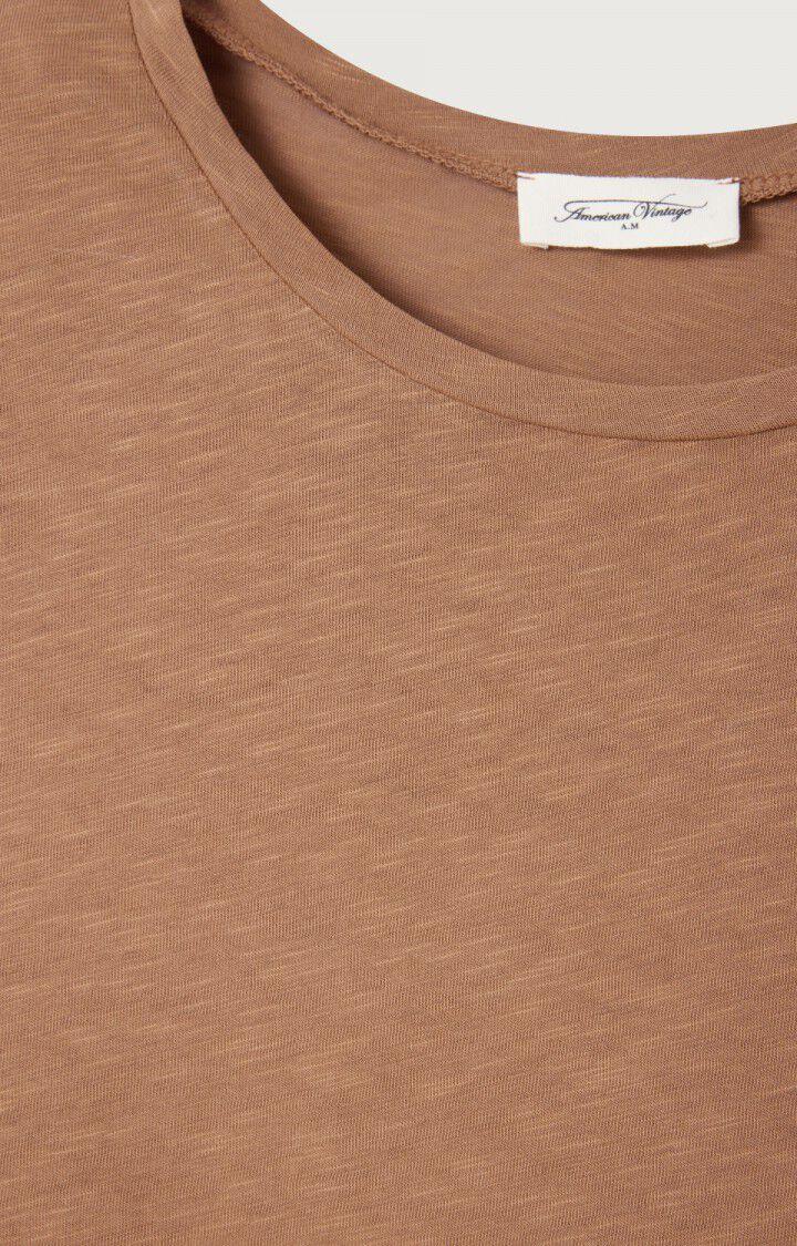 American Vintage T-shirt Femme Lirk - MARRON GLACE Manches Longues Marron - H23