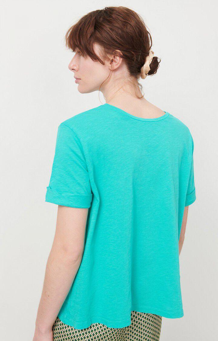 American Vintage T-shirt Femme Lirk - TURQUOISE VINTAGE Bleu - E22