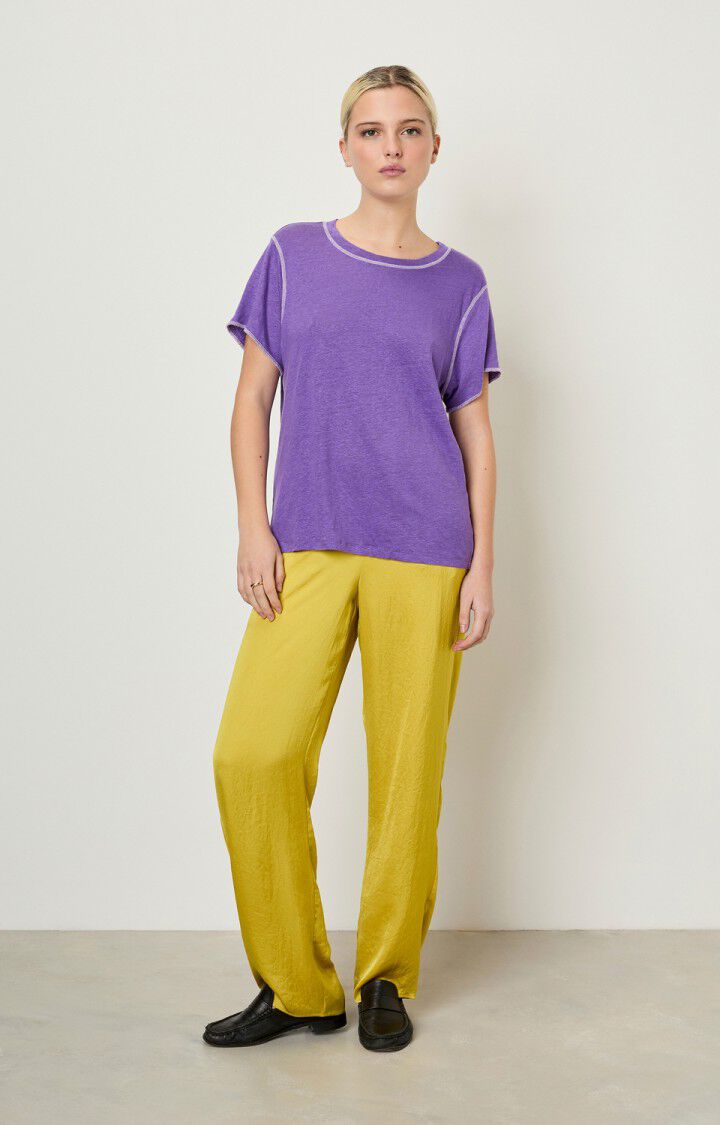 American Vintage T-shirt Femme Lolosister - PURPLE Violet - E21