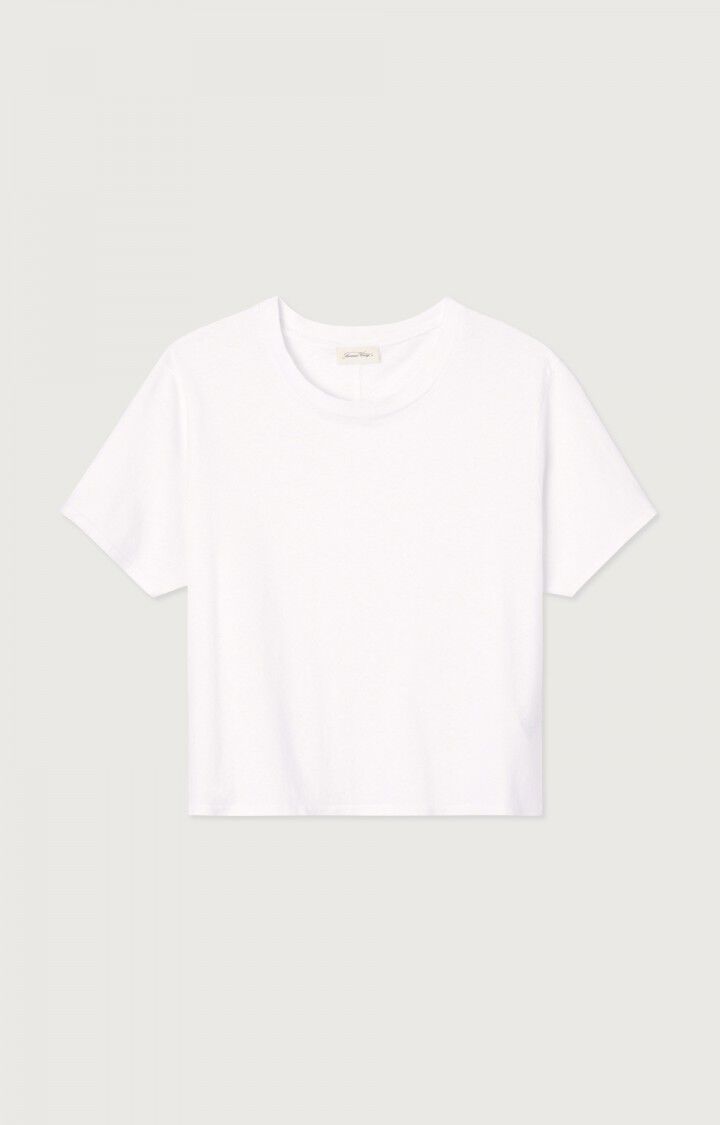 american vintage T-shirt femme Lopintale - BLANC 18 Manches courtes Blanc - E23B