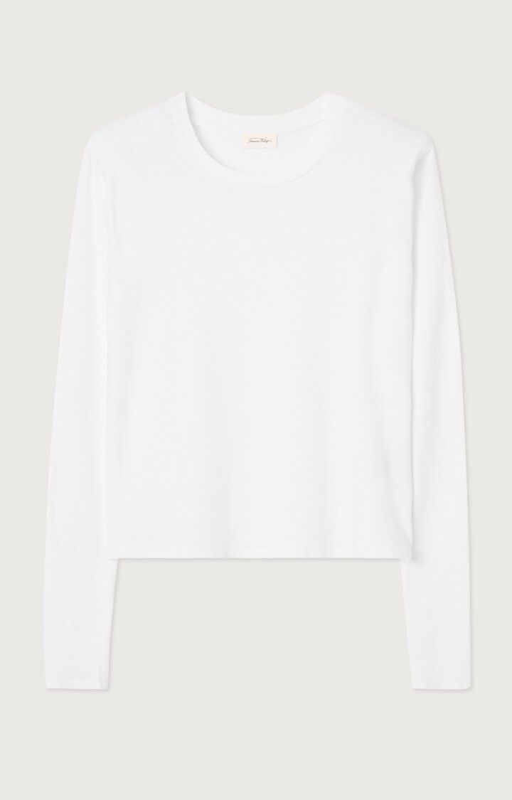 american vintage T-shirt femme Lopintale - BLANC 61 Manches longues Blanc - E23B