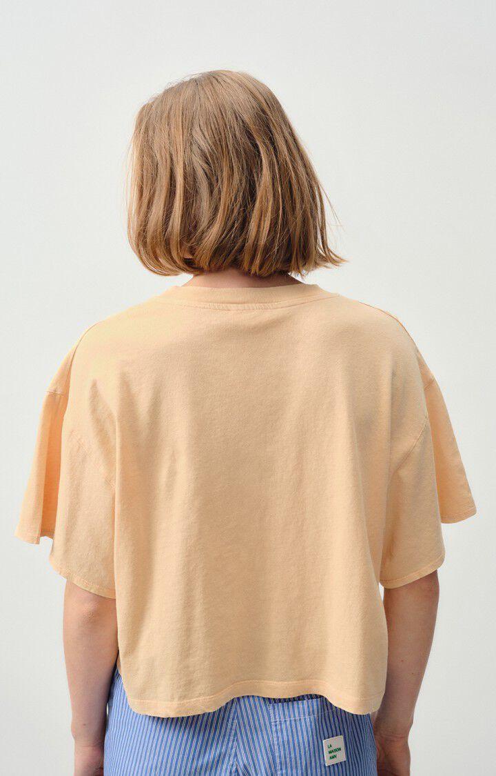 American Vintage T-shirt Femme Lopintale - NUDE 19 Manches Courtes Beige - E24
