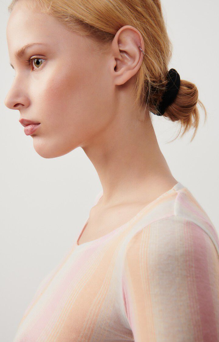 American Vintage T-shirt Femme Massachusetts - AXELLE 77 Manches Longues Rose - E24