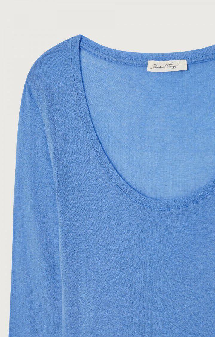 American Vintage T-shirt Femme Massachusetts - PERVENCHE VINTAGE Bleu - E23B