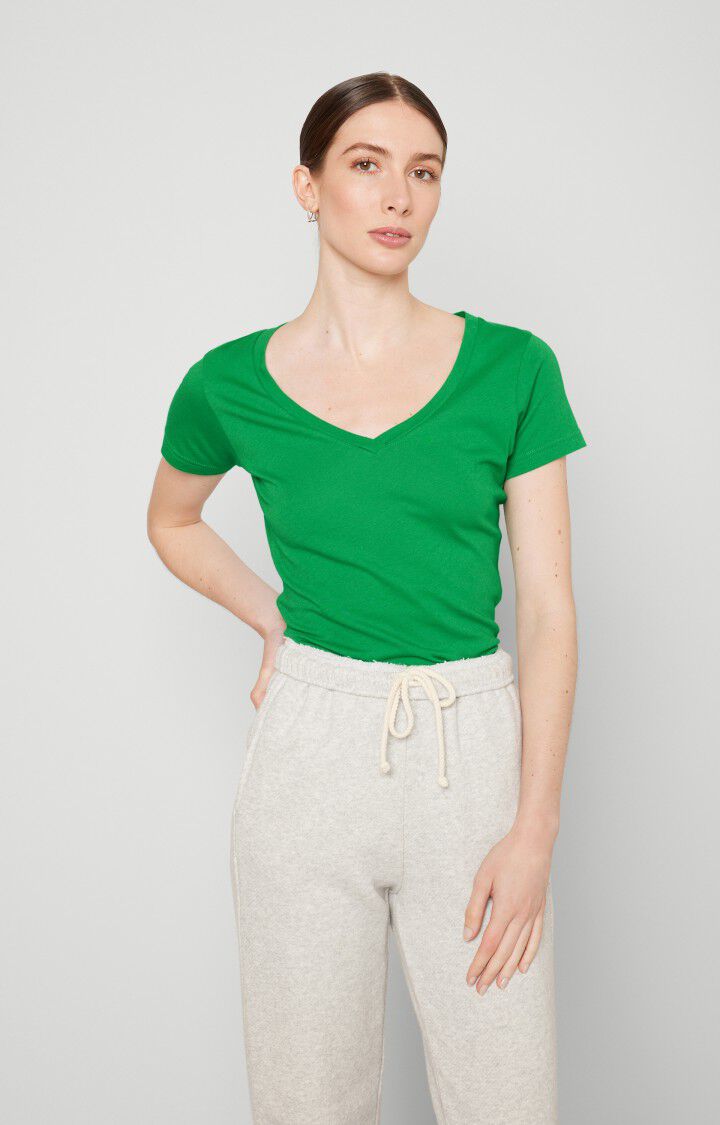 american vintage T-shirt femme Nouveau Mexique - CRESSON Manches courtes Vert - E22