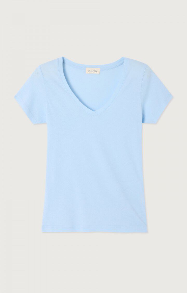 american vintage T-shirt femme Nouveau Mexique - ENVOL Manches courtes Bleu - H23