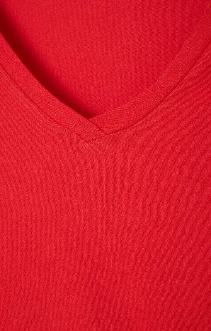 American Vintage T-shirt Femme Nouveau Mexique - GROSEILLE Manches Courtes Rouge - H23