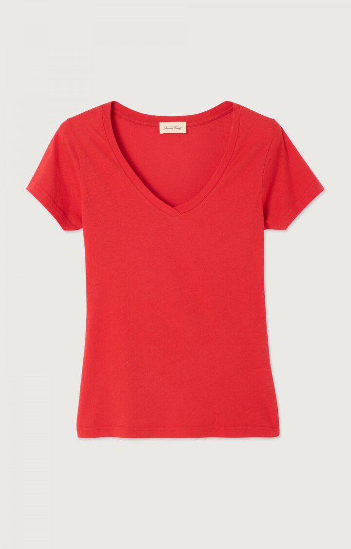 american vintage T-shirt femme Nouveau Mexique - GROSEILLE Manches courtes Rouge - H23