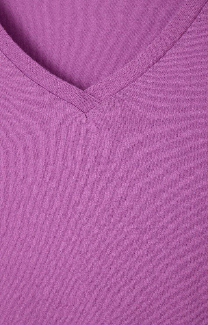 American Vintage T-shirt Femme Nouveau Mexique - ORCHIDEE Manches Longues Violet - H23