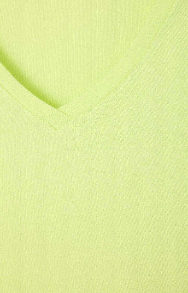 American Vintage T-shirt Femme Nouveau Mexique - POMME Manches Courtes Jaune - H23