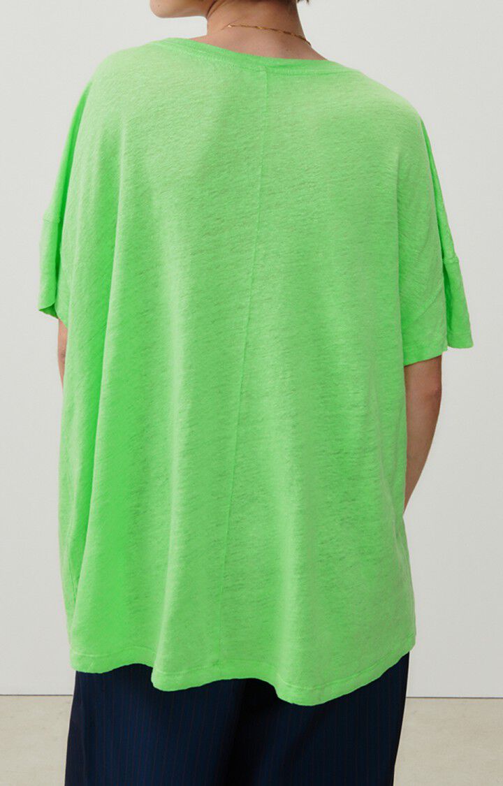 American Vintage T-shirt Femme Pobsbury - ABSINTHE 10 Manches Courtes Vert - E23