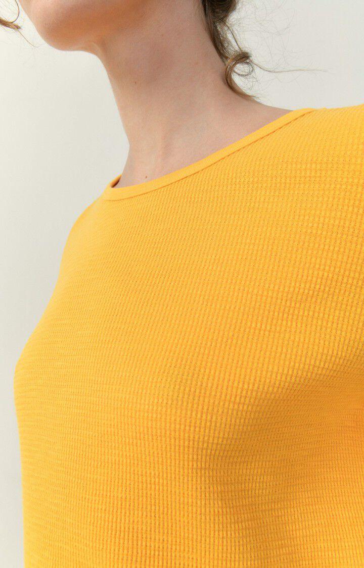 American Vintage T-shirt Femme Pumbo - MANGUE Manches Longues Orange - H22