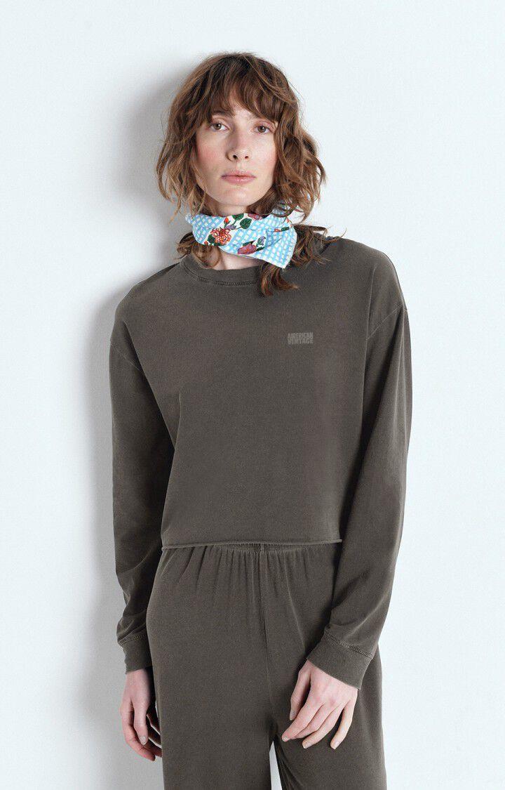 american vintage T-shirt femme Pymaz - CARBONE VINTAGE 54 Manches longues Noir - E25