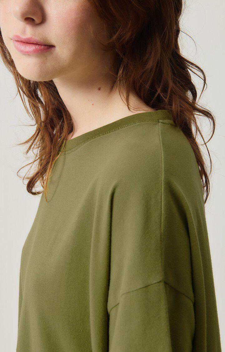 American Vintage T-shirt Femme Pymaz - KIWI VINTAGE 17 Manches Courtes Vert - E25