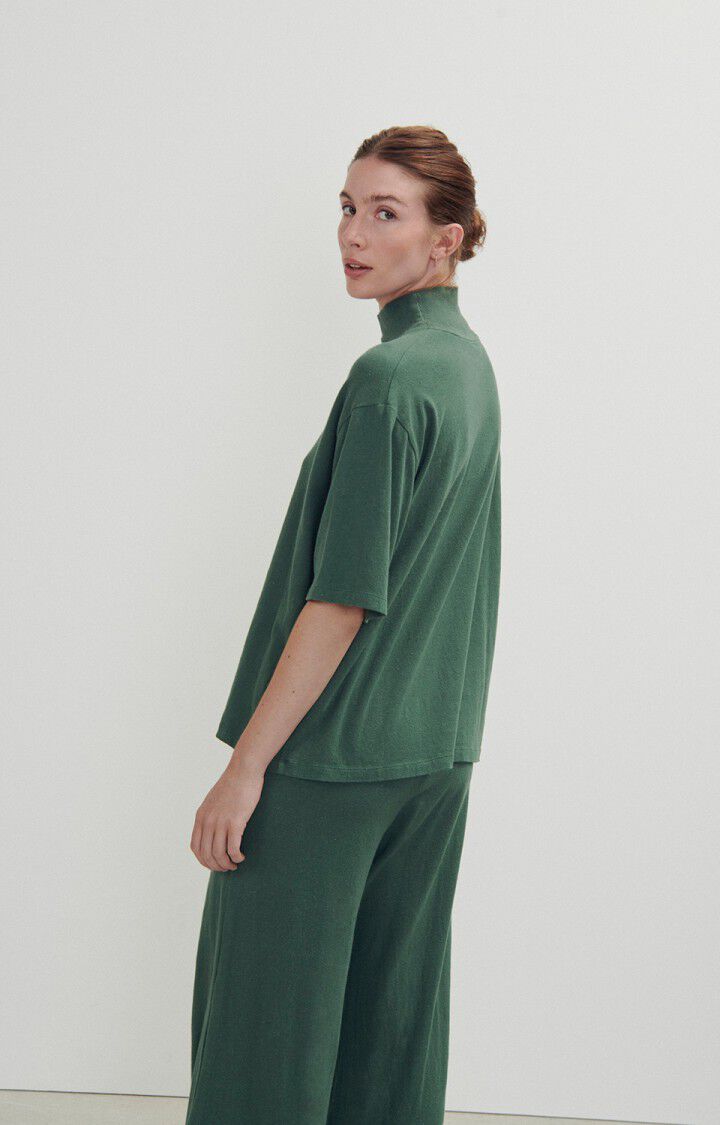 American Vintage T-shirt Femme Rakabay - AMAZONIE 25 Manches Courtes Vert - H23