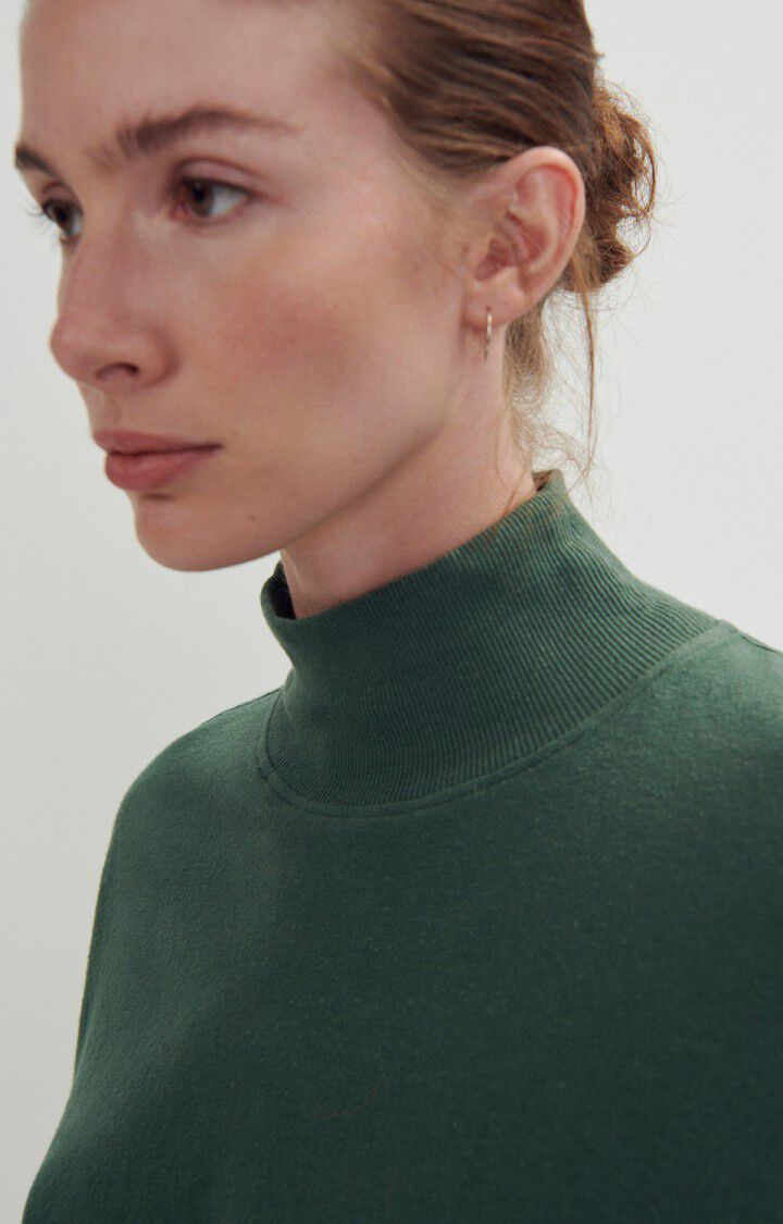 American Vintage T-shirt Femme Rakabay - AMAZONIE 25 Manches Courtes Vert - H23