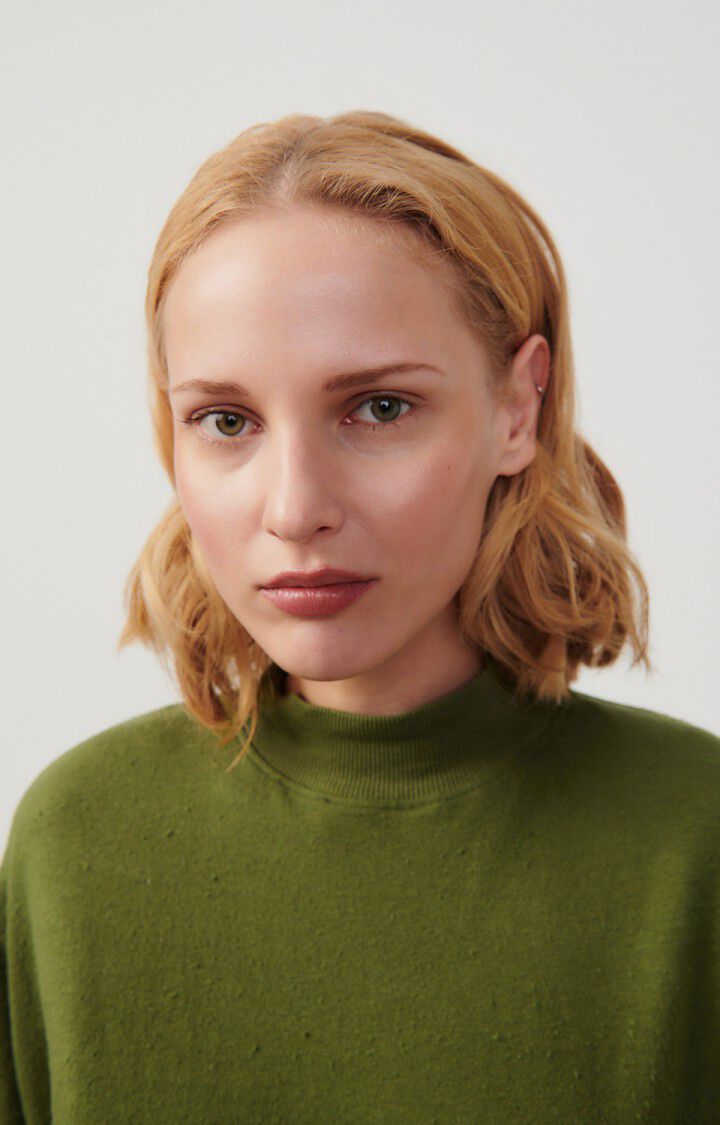 American Vintage T-shirt Femme Rakabay - ARMY 25 Manches Courtes Vert - E24