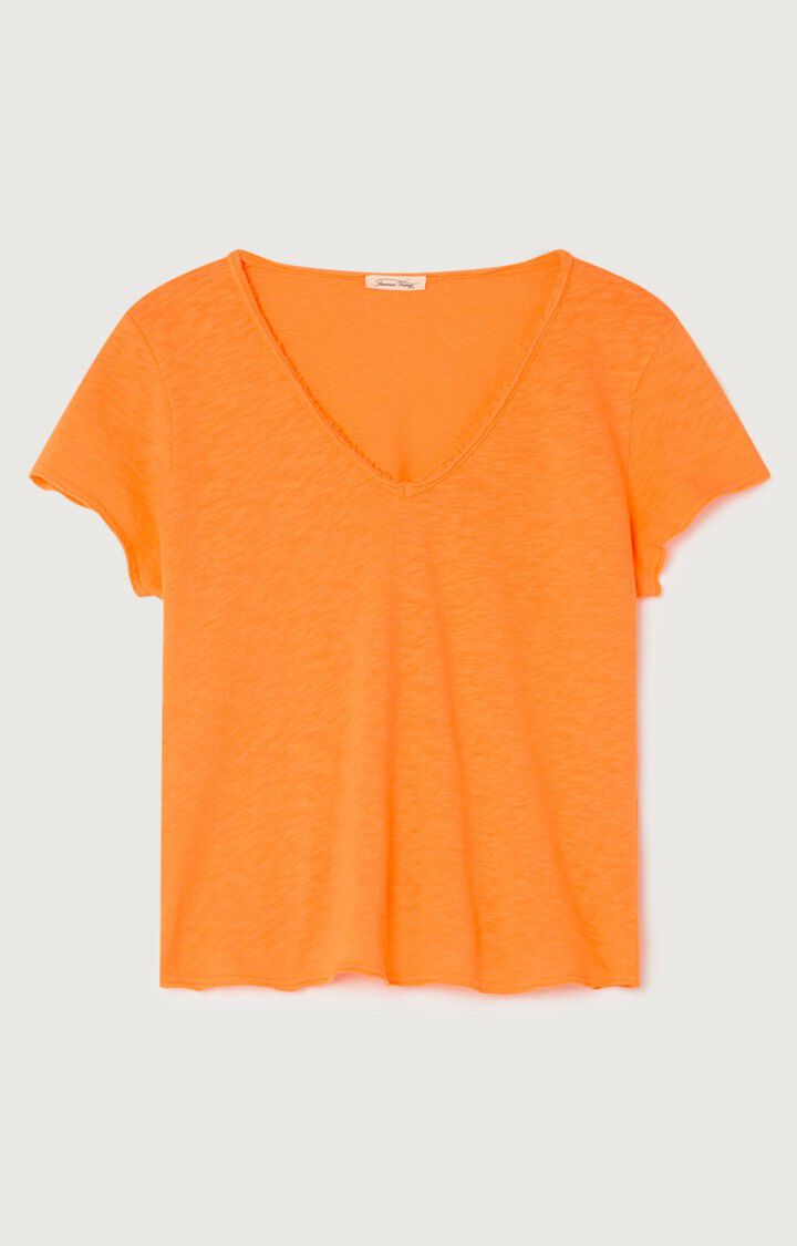 american vintage T-shirt femme Sonoma - ABRICOT VINTAGE Manches courtes Orange - E22B
