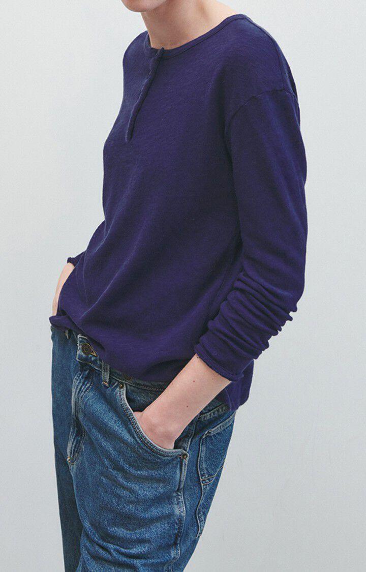 american vintage T-shirt femme Sonoma - AUBERGINE VINTAGE 52 Manches longues Violet - E23