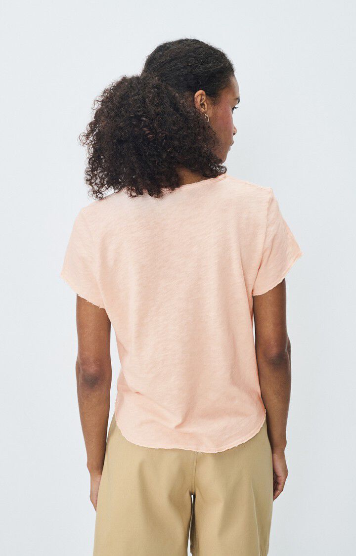 American Vintage T-shirt Femme Sonoma - BISCUIT VINTAGE 14 Manches Courtes Beige - E25