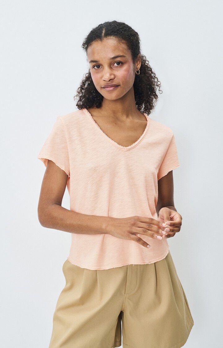 american vintage T-shirt femme Sonoma - BISCUIT VINTAGE 14 Manches courtes Beige - E25