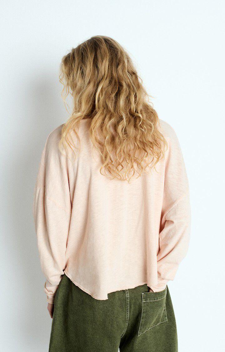 American Vintage T-shirt Femme Sonoma - BISCUIT VINTAGE 48 Manches Longues Beige - E25