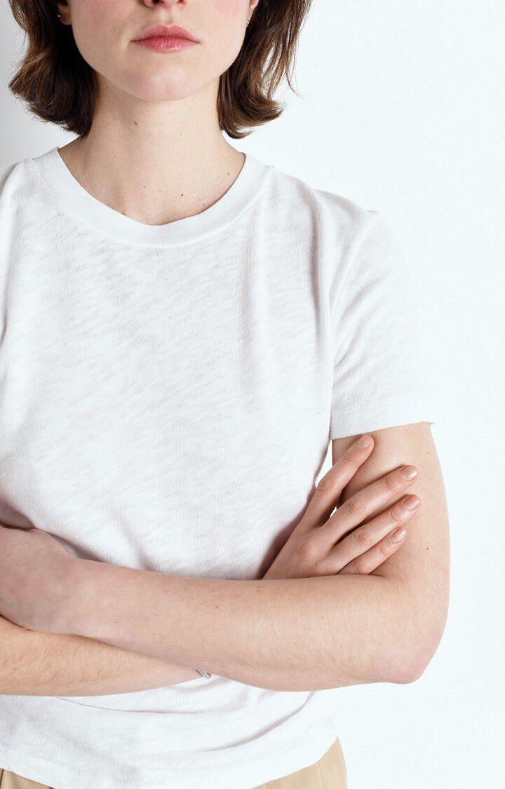 American Vintage T-shirt Femme Sonoma - BLANC 17 Manches Courtes Blanc - E25