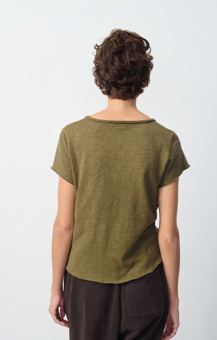 American Vintage T-shirt Femme Sonoma - BUISSON VINTAGE 14 Manches Courtes Vert - E25