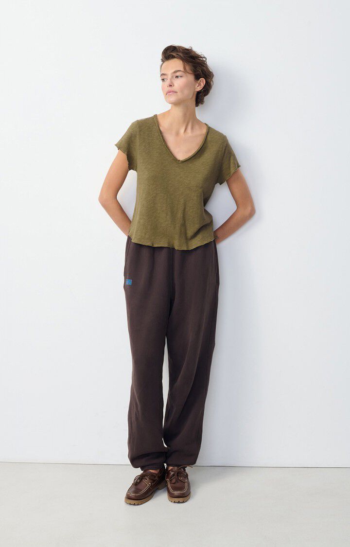 American Vintage T-shirt Femme Sonoma - BUISSON VINTAGE 14 Manches Courtes Vert - E25