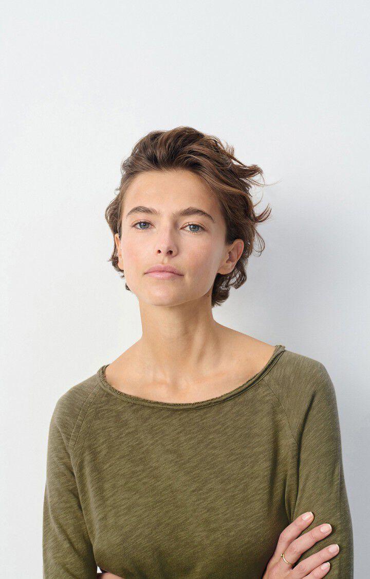 American Vintage T-shirt Femme Sonoma - BUISSON VINTAGE 70 Manches Longues Vert - E25