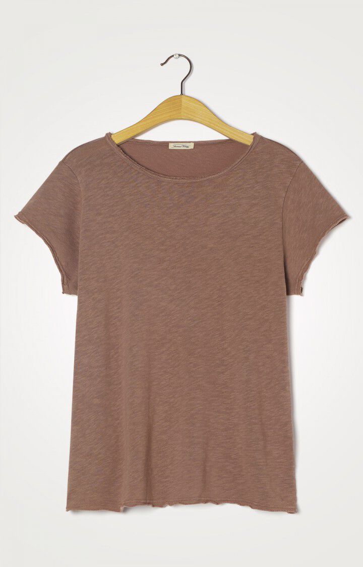 american vintage T-shirt femme Sonoma - CACAO VINTAGE Manches courtes Marron - E21
