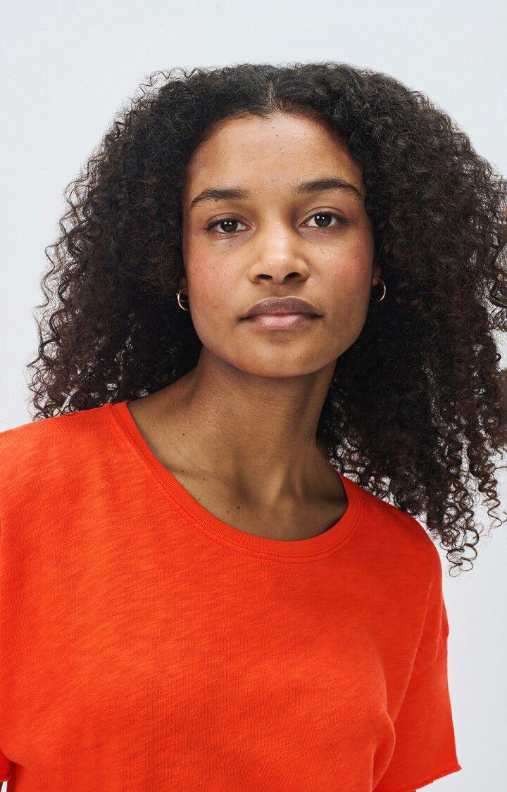 American Vintage T-shirt Femme Sonoma - GASPACHO VINTAGE 14 Manches Courtes Rouge - E25