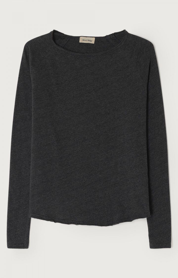 American Vintage T-shirt Femme Sonoma - GRISATRE CHINE Manches Longues Gris - H21