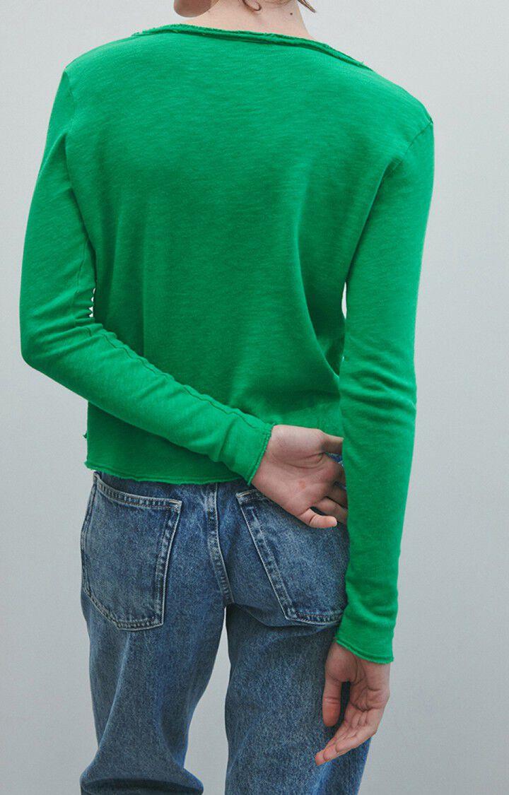 American Vintage T-shirt Femme Sonoma - MENTHOL VINTAGE 60 Manches Longues Vert - E23