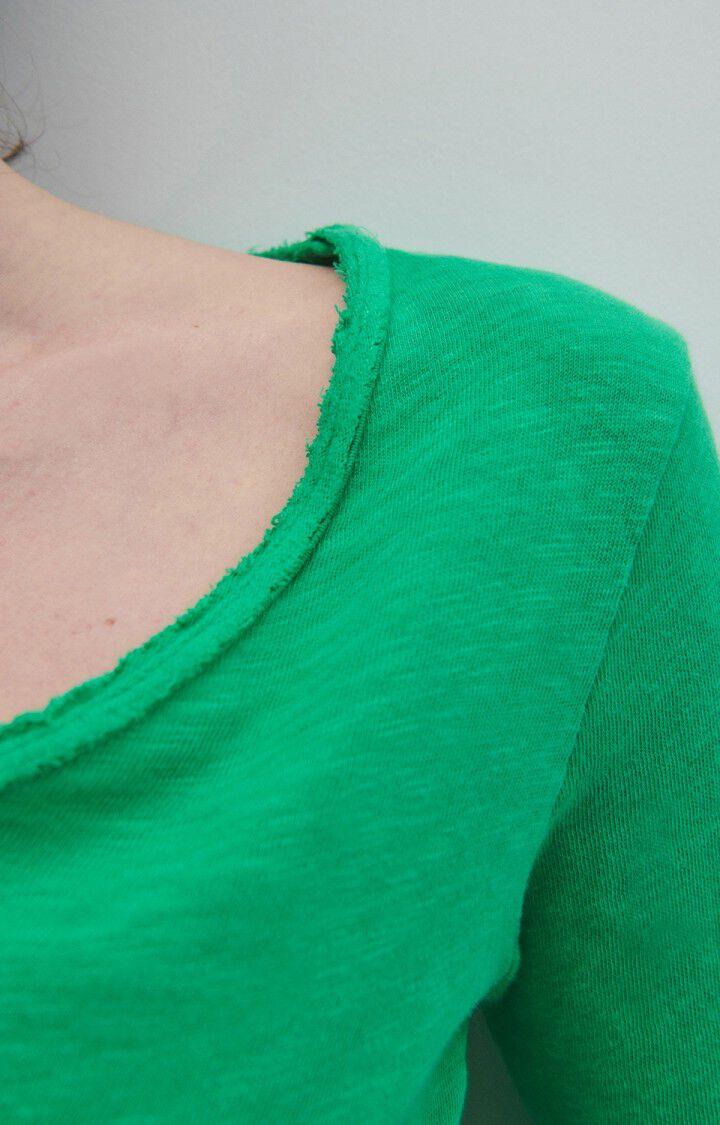 American Vintage T-shirt Femme Sonoma - MENTHOL VINTAGE 60 Manches Longues Vert - E23