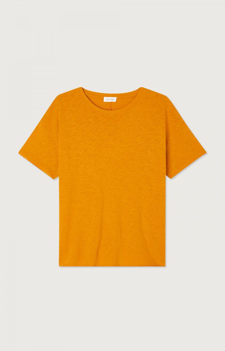 american vintage T-shirt femme Sonoma - NECTARINE VINTAGE 14 Manches courtes Orange - H23B